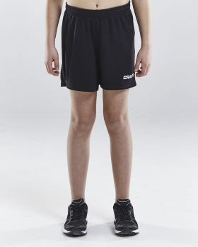 Craft Squad Solid Laufshort  Kinder - Schwarz